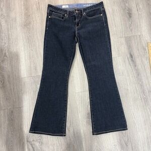 Gap 1969 Womens Curvy Bootcut Jeans Size 29/8 Dark Wash Denim Low Rise